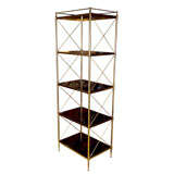 Brass Etagere