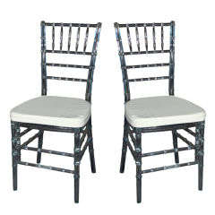 Vintage Pair of Lucite Side Chairs