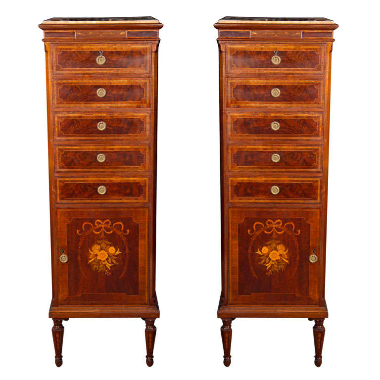 Pair of French Lingerie Chests