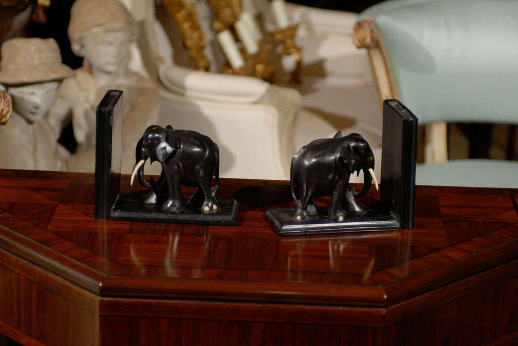 african black elephant bookends african black elephant bookends