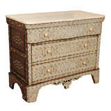 Pearl and Ivory Inlay Moroccan Commode.