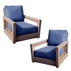 Pair Of Sutherland  Teak  Chairs By  John Hutton