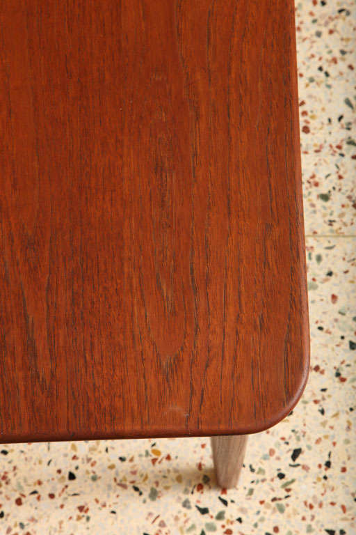 Mid-20th Century Exceptional 1950s Danish Modern Solid Teak Longboard Coffee Table