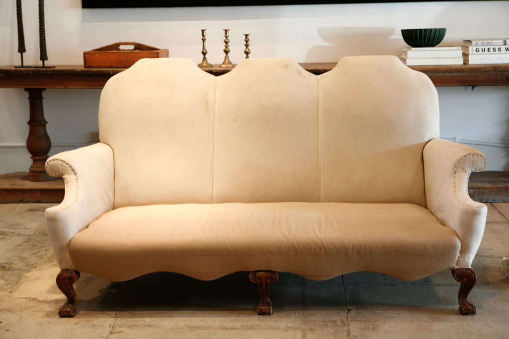 a 3-seat claw foot sofa from the united kingdom.