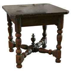 18th C French Side Table With Bluestone Top