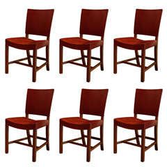 A Set Of 6 Kaare Klint Chairs , Denmark