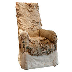 A Fabric Chair From New England , 1800