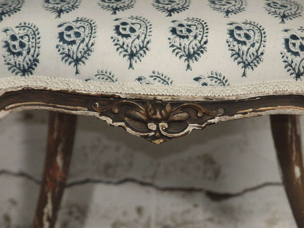 Divine 19th c. Louis XV Giltwood Chair 2