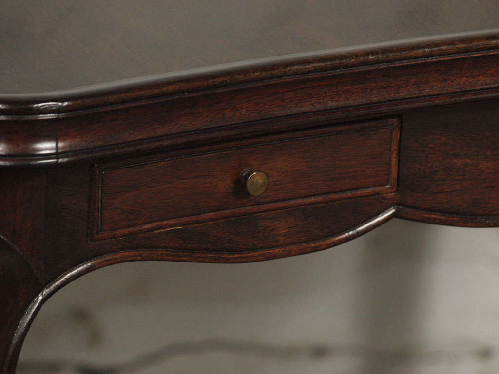 19th Century 19th c. Walnut and Mahogany Louis XV Game or Card Table