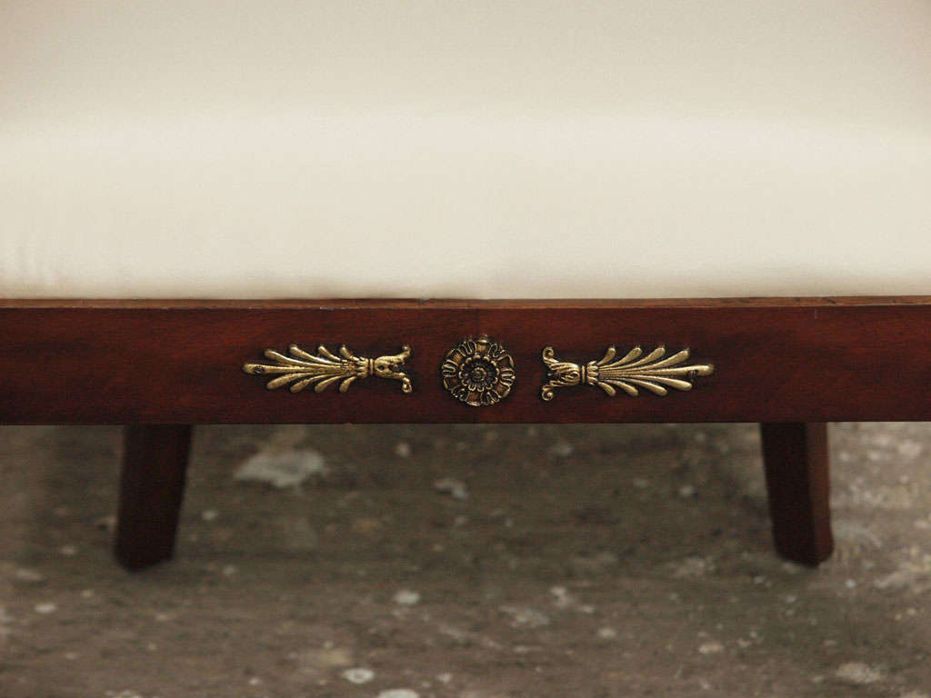 Extraordinary Pair of 19th c. Empire Walnut Armchairs 4