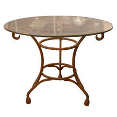 Fabulous Round Table with Hoof Feet