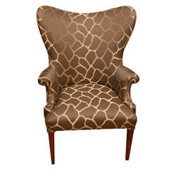 Elegant Pair of Butterfly Wing Chairs