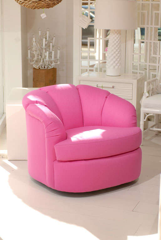 20th Century Pair of Pink Bubble Chairs