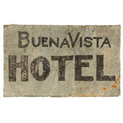 Buena Vista Hotel sign