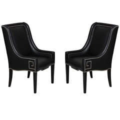 Leather Host and Hostess Chair