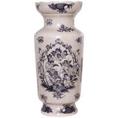 Antique Victorian Cherubs Vase C. 1868
