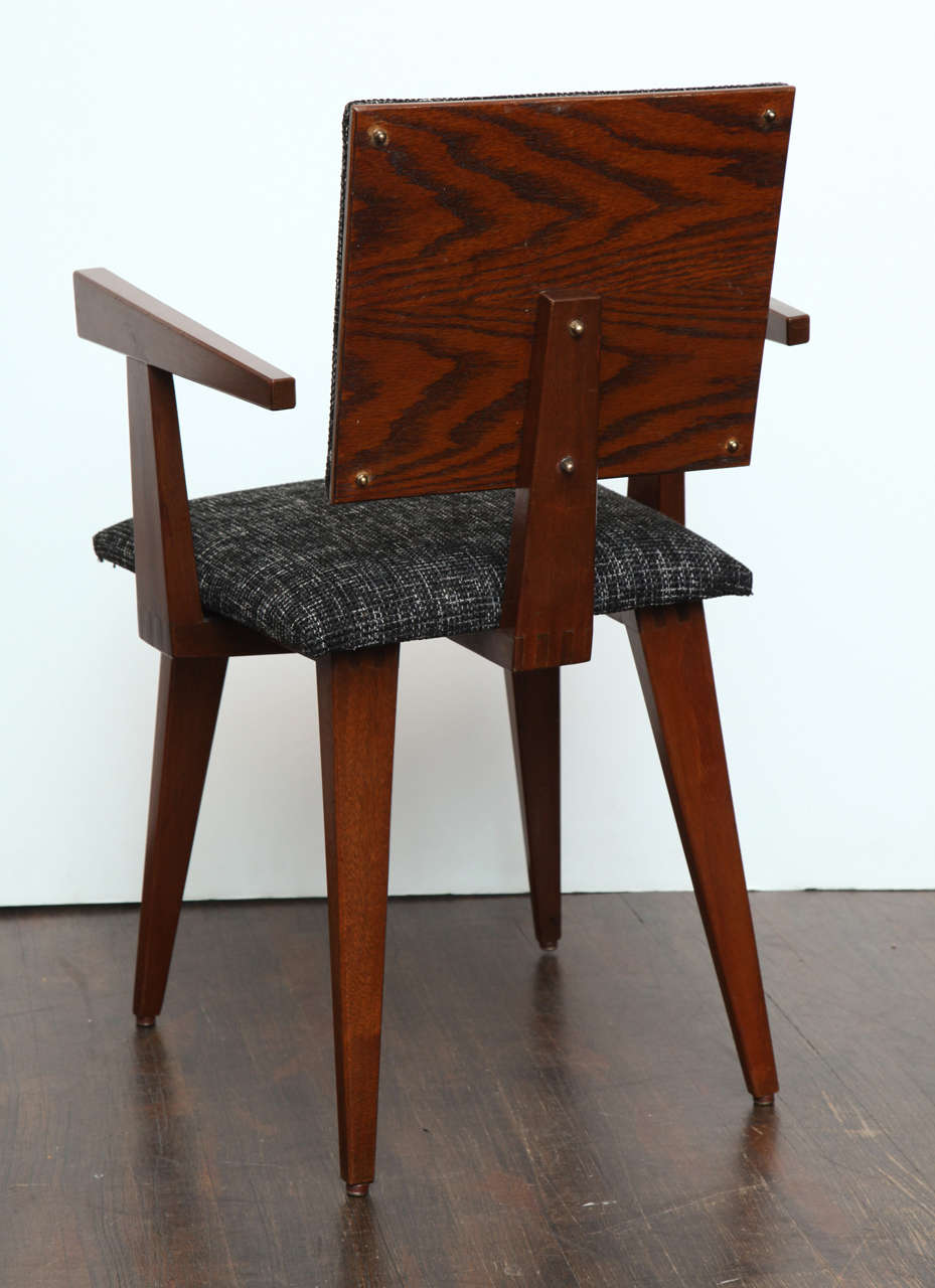 Set of Four Dining Chairs by Andre Sornay In Excellent Condition In New York, NY