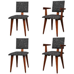 Set of Four Dining Chairs by Andre Sornay