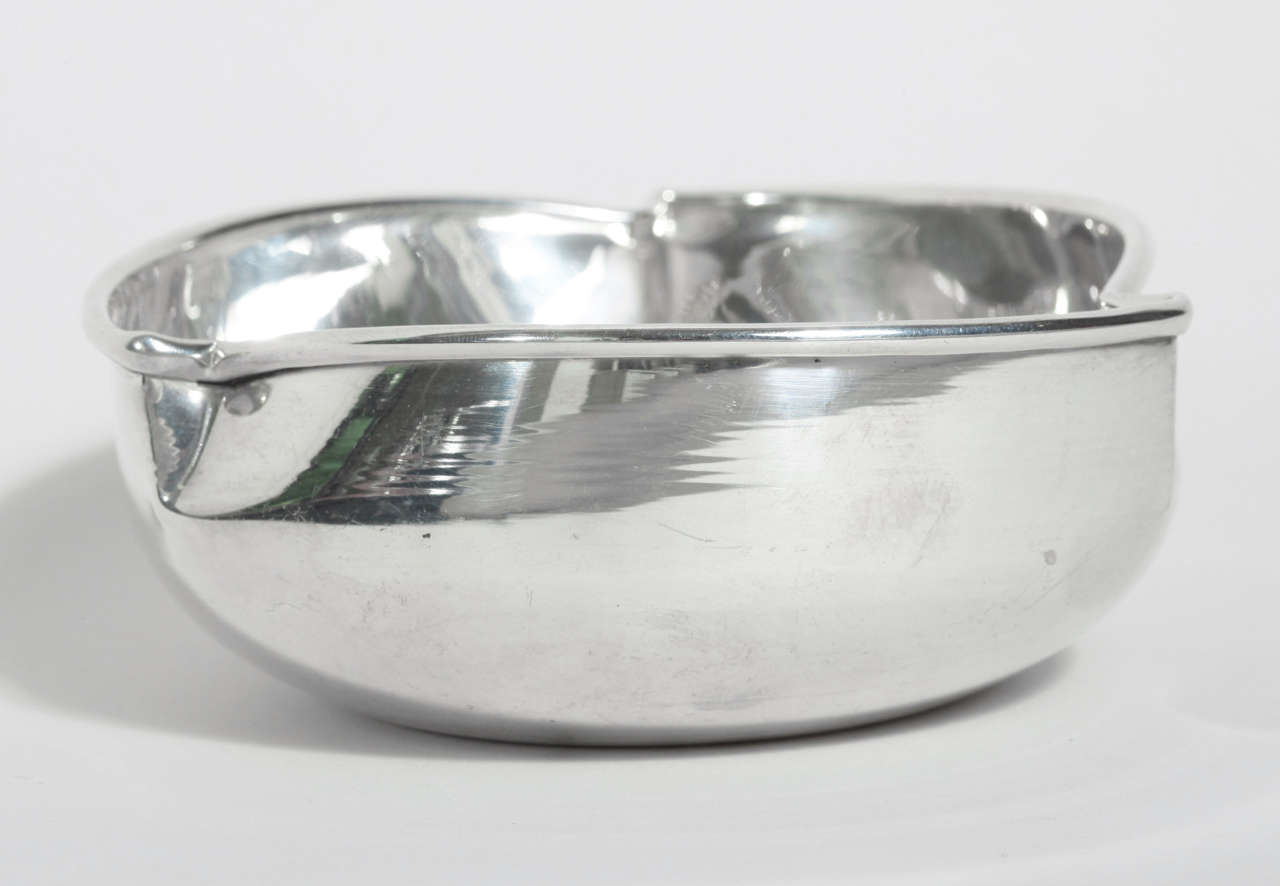Norwegian Art Deco Small Sterling Silver Coupe 2