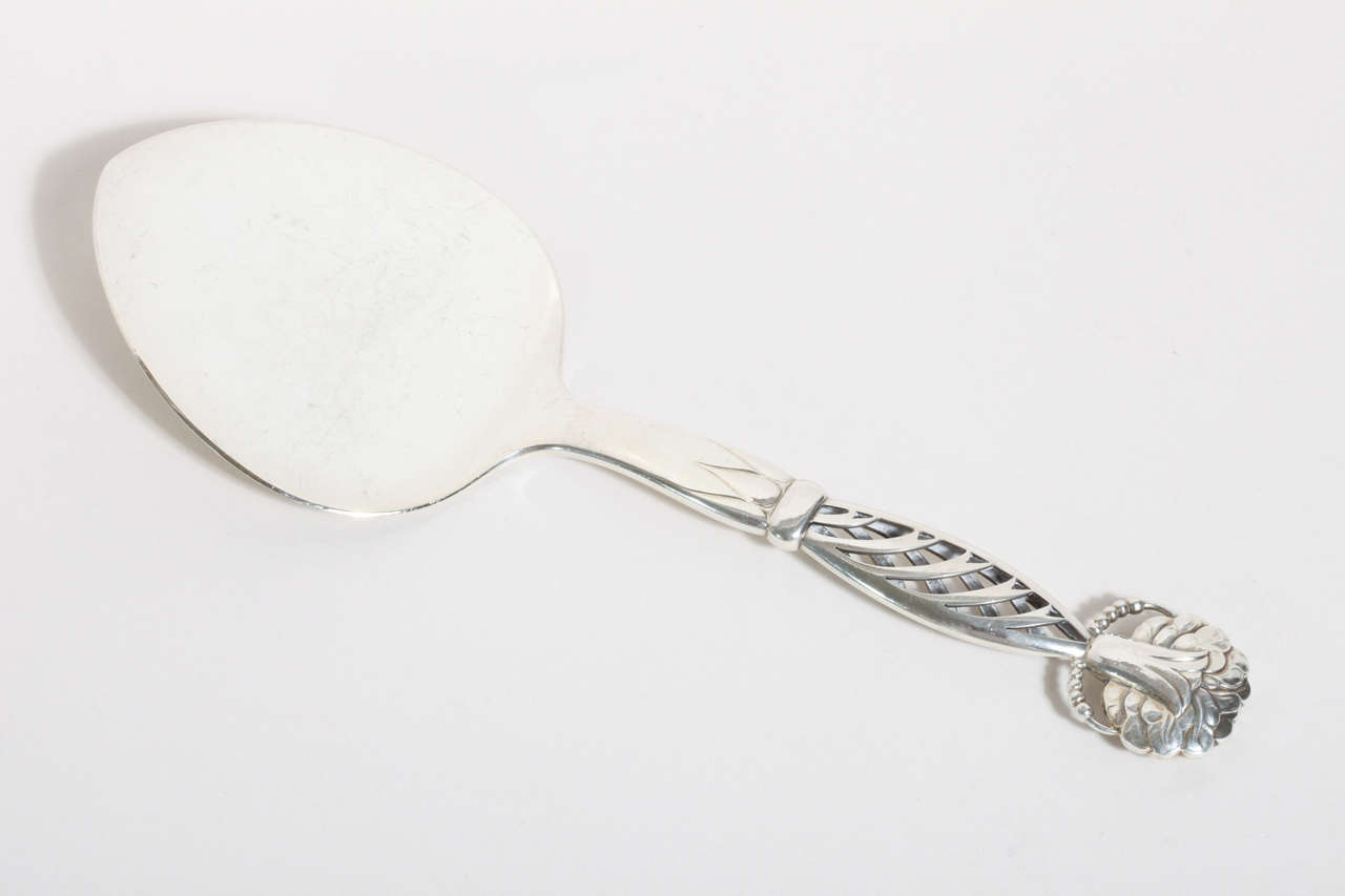 Georg Jensen Danish Sterling Silver Pastry Server #83 In Excellent Condition In New York, NY