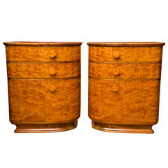 Pair of Continental Art Deco SIde Tables