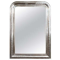 Louis Philippe silver mirror