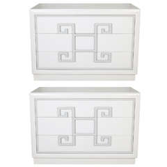 Pair of Lacquered Chest of Drawers by Kittinger 7