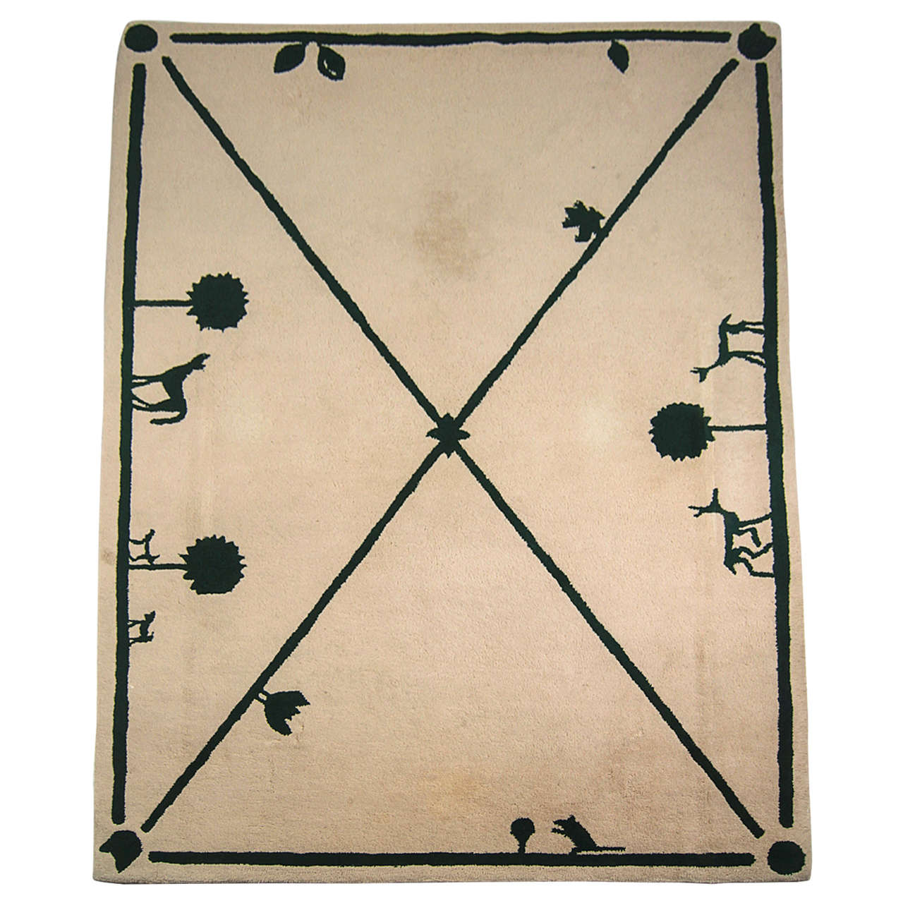 Diego Giacometti "Promenade des Amis" Rug