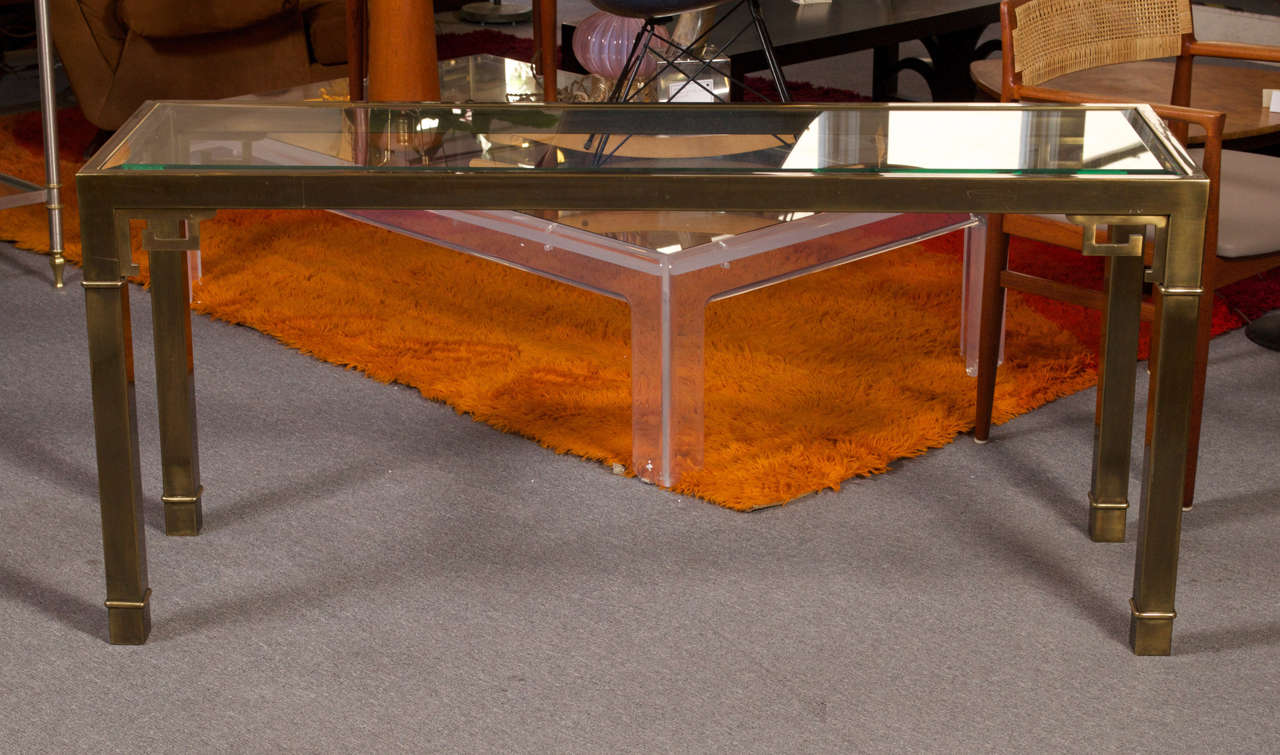 Mastercraft Greek Key Style Console Table