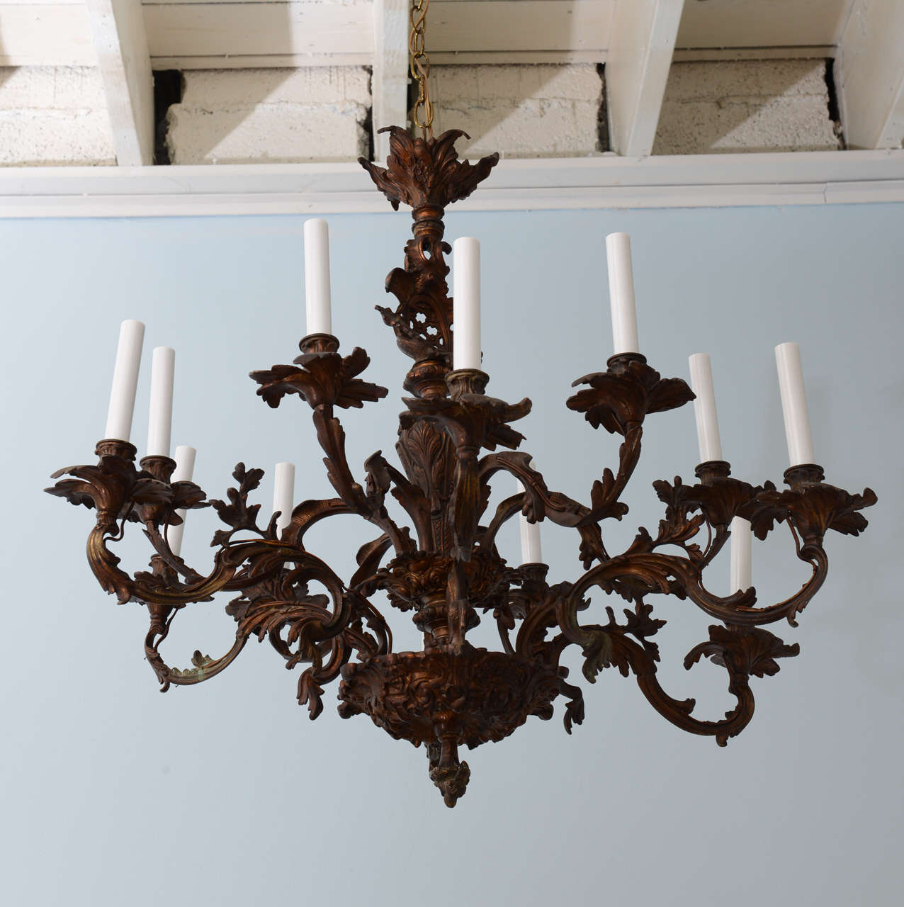 Amazing a beautiful fixture for a Classic or eclectic interior. A great example of good craftsmanship and casting. Piece in great all original condition.