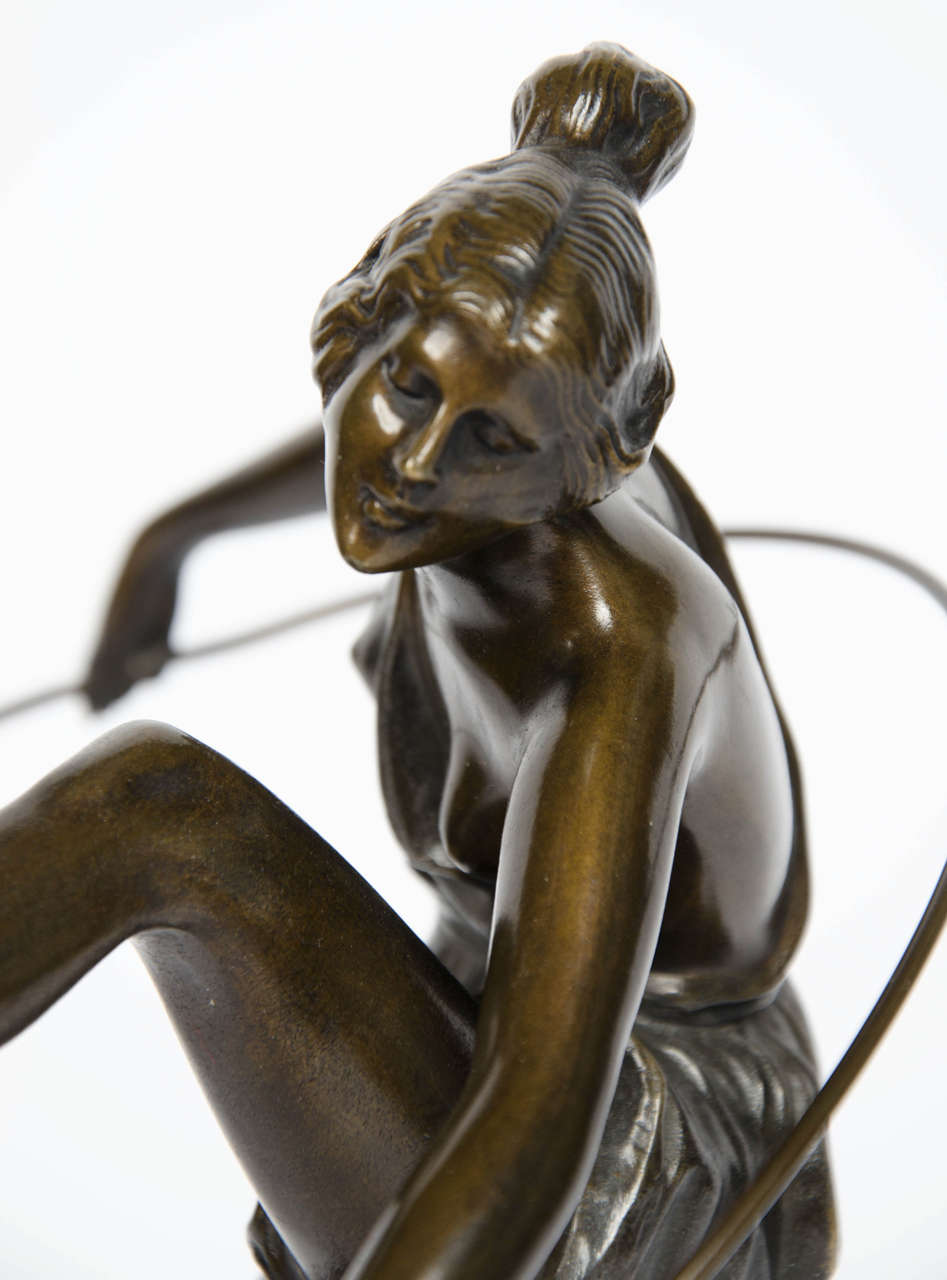 Art Deco Bronze Figure by Bruno Zach In Excellent Condition For Sale In East Sussex, GB