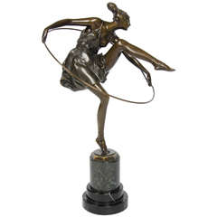 Art Deco Bronze Figure by Bruno Zach