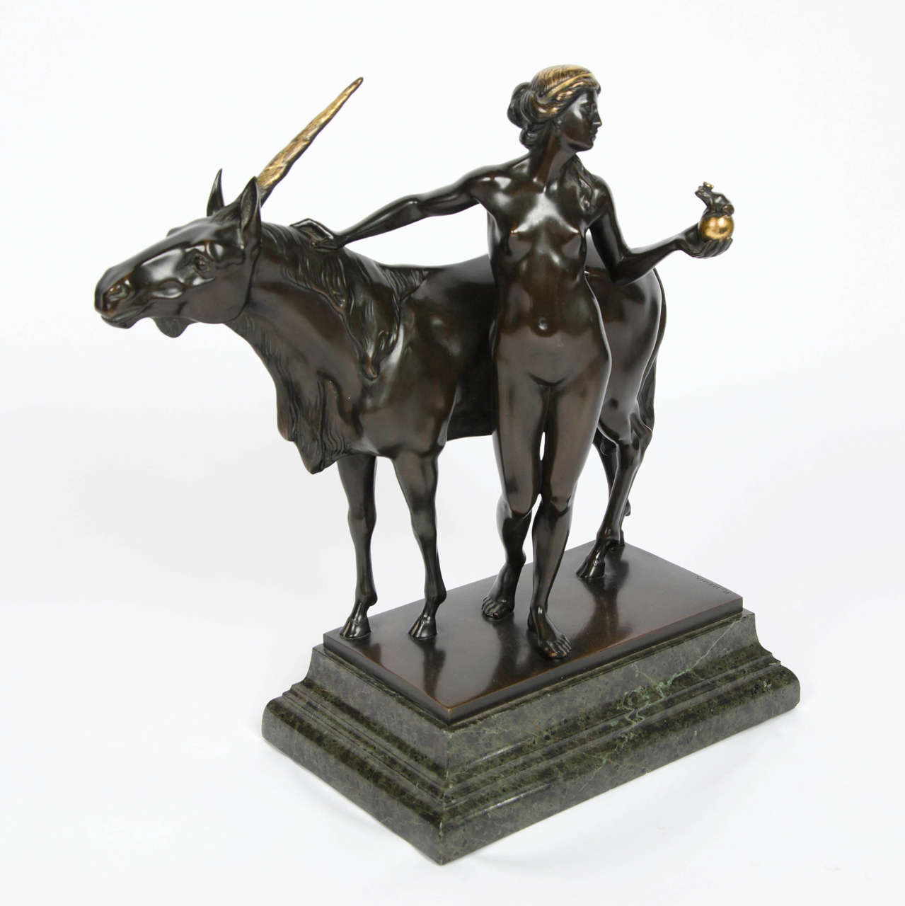 20th Century Bronze Fairytale Sculpture