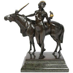 20th Century Bronze Fairytale Sculpture