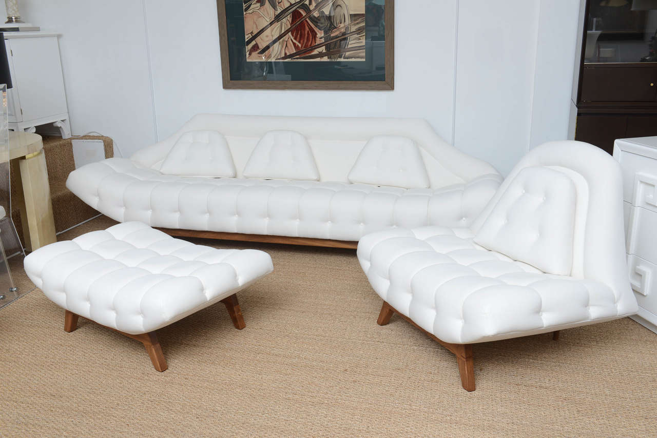 Adrian Pearsall Lounge Chair with Ottoman 4