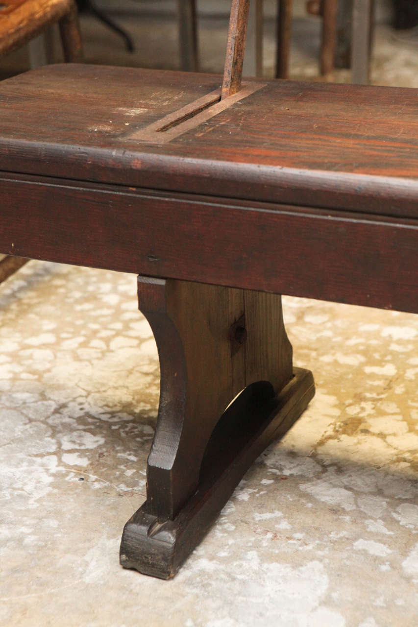 English 19th Century Reversible Bench from Railway