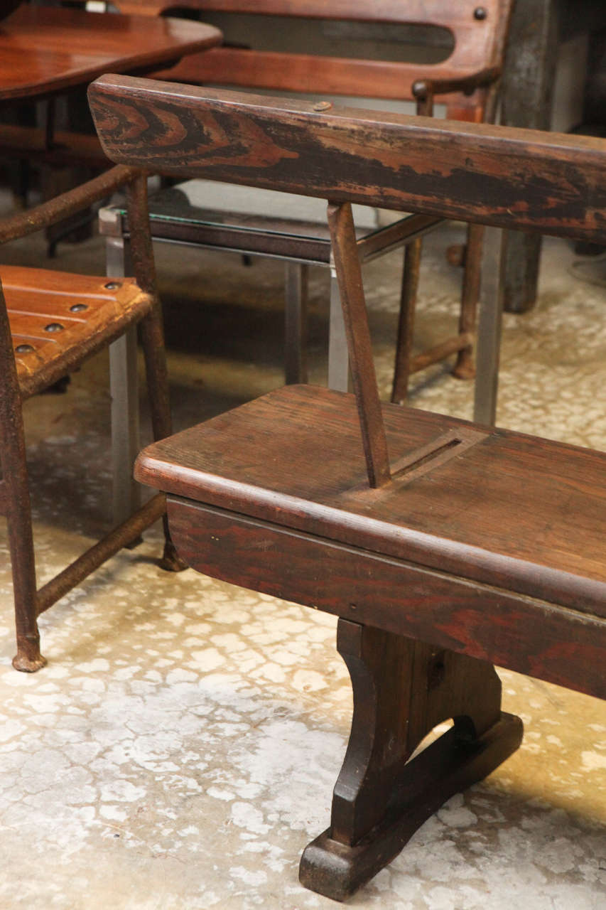 19th Century Reversible Bench from Railway 4