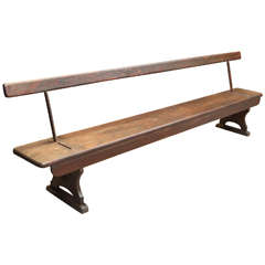 Antique 19th Century Reversible Bench from Railway