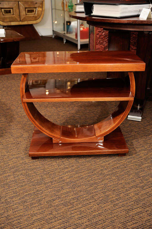 American Art Deco End Table by Brown and Saltman