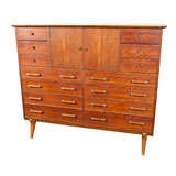 Renzo  Rutili  Walnut Tall  Chest