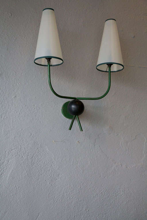 French JEAN ROYERE 'HIRONDELLE' SCONCES ca 1953