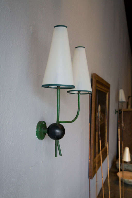 JEAN ROYERE 'HIRONDELLE' SCONCES ca 1953 1