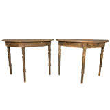 A Pair Of Swedish Demi-lunes A Pair Of Swedish Demi-lunes