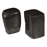 Black Granite Side Tables