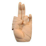 27" Tall Marble Buddha Hand
