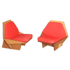Pair of Dean Bryant Vollendorf  Lounge Chairs