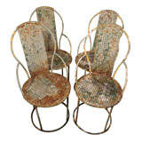 Set of Four Garden Chairs
