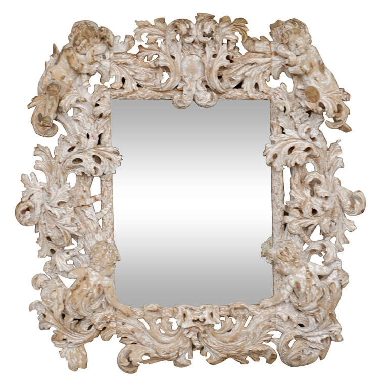 18th Century Carved Mirror 