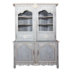 French Painted Buffet Deux Corps