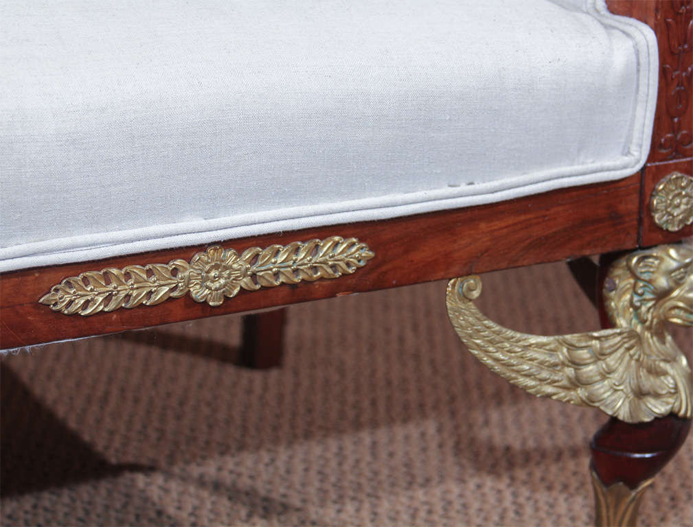French Empire Settee For Sale 1
